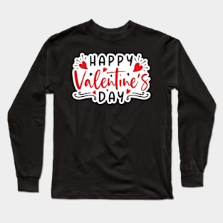 Valentine's Day Stickers - Happy Valentine's Day Long Sleeve T-Shirt